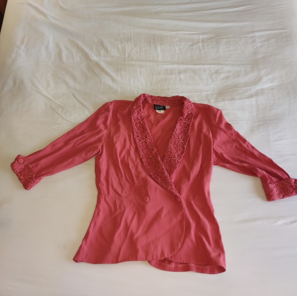 Vintage Wild Rose Blazer